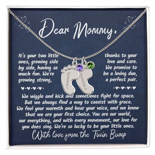 Gift For A Mom-to-Be: Dear Mommy, It's Your Two Little Ones...