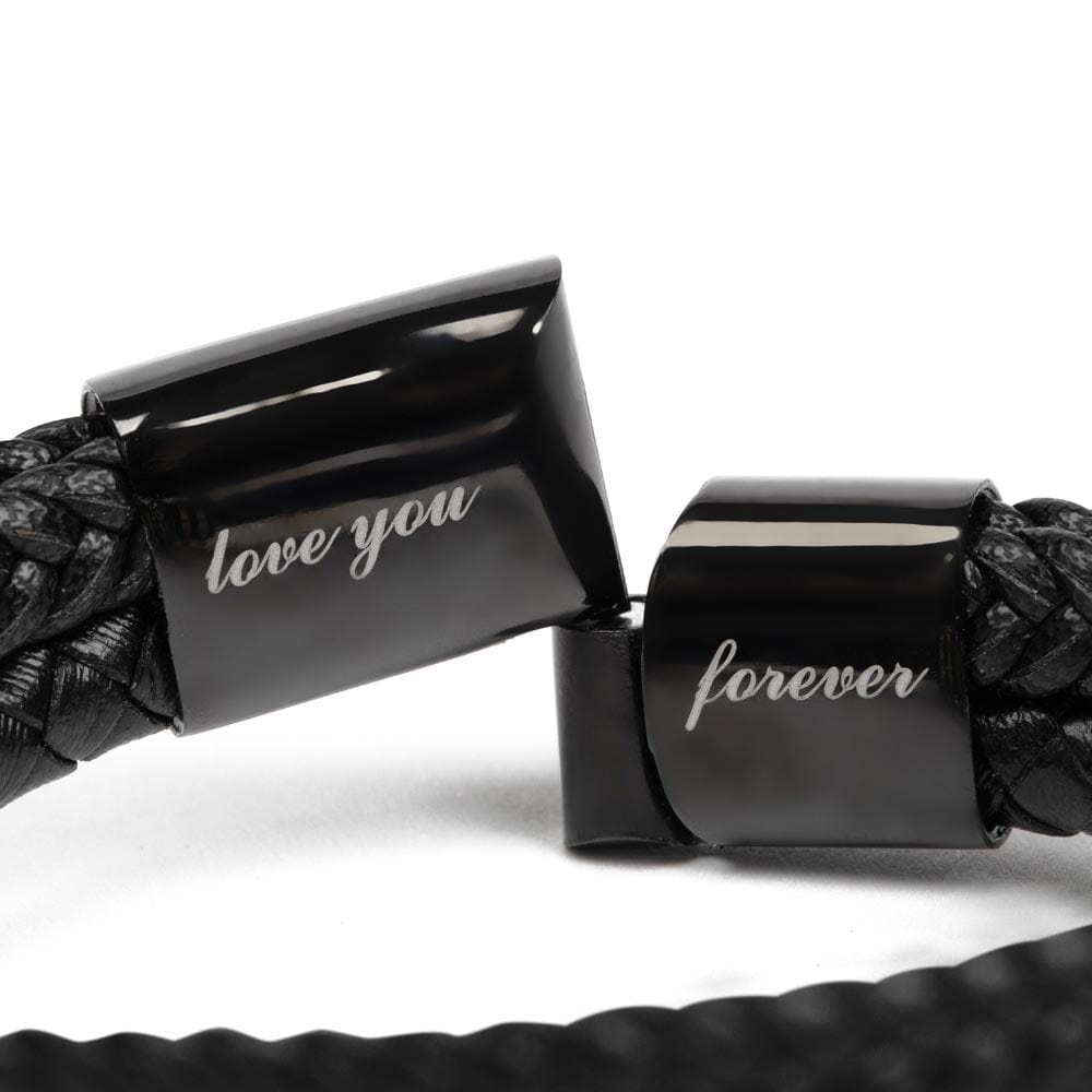 Love You Forever Bracelet for Grandson, Gift from Grandma Nana Grandpa, Sentimental Keepsake Gift for Him, Birthday Christmas Graduation