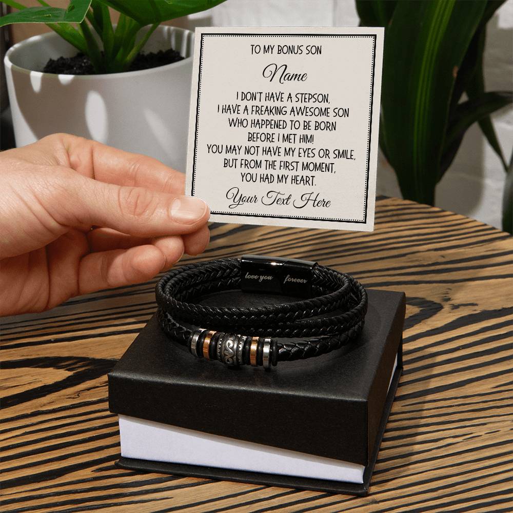 Bonus Son Gift, Love You Forever Bracelet: I Don't Have A Stepson...