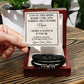 Boyfriend Gift, Love You Forever Bracelet: I Promise To Always Be By Your Side