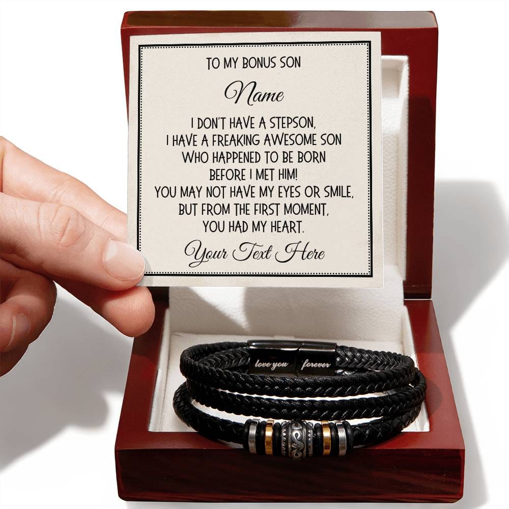 Bonus Son Gift, Love You Forever Bracelet: I Don't Have A Stepson...