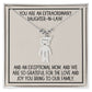 Daughter-in-Law Gift, Kid Charm Necklace: You Are An Extraordinary Daughter-in-Law