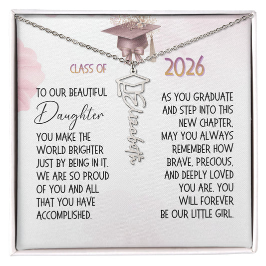 Graduation Gift for Daughter From Parents: You Make The World Brighter