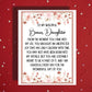 Bonus Daughter Card From Step Parent Bonus Daughter Gift Heartfelt Family Card