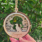3D Wooden Dog Ornament: Golden Retriever