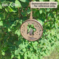 3D Wooden Dog Ornament: Toy Poodle