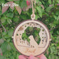 3D Wooden Dog Ornament: American Bulldog