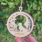 3D Wooden Dog Ornament: Maltese