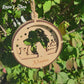 3D Wooden Dog Ornament: Australian Shepherd