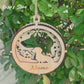 3D Wooden Dog Ornament: Dachshund