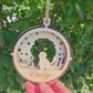 3D Wooden Dog Ornament: Shih Tzu