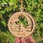 3D Wooden Dog Ornament: Poodle