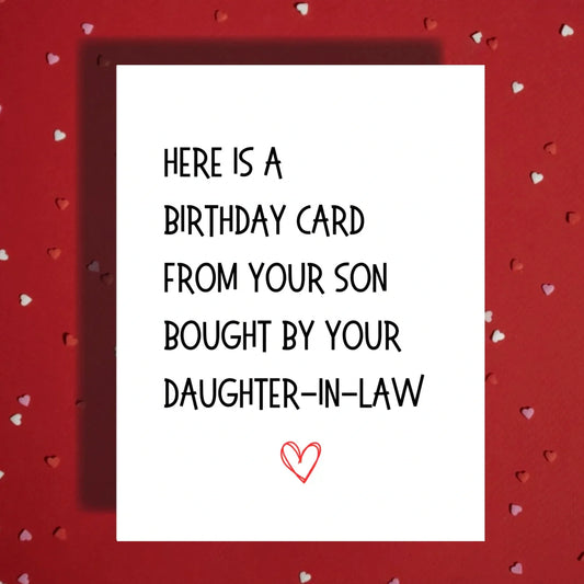 Father-in-Law Birthday Card From Daughter-in-Law/Daughters-in-Law