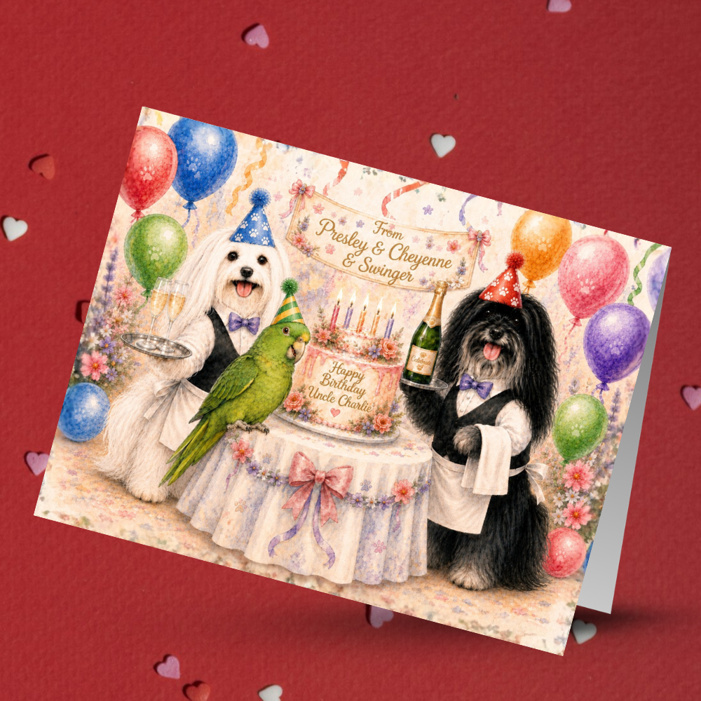 Custom 5 Greeting Cards Bundle