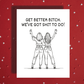 Best Friend Get Well Card Personalized