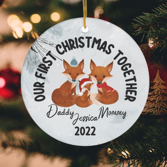 Personalized Christmas Ornament: Our First Christmas Together