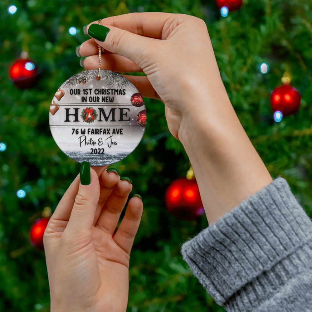 Personalized Christmas Ornament: New Home