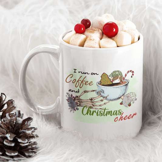 Christmas Mug: I Run On Coffee And Christmas Cheer