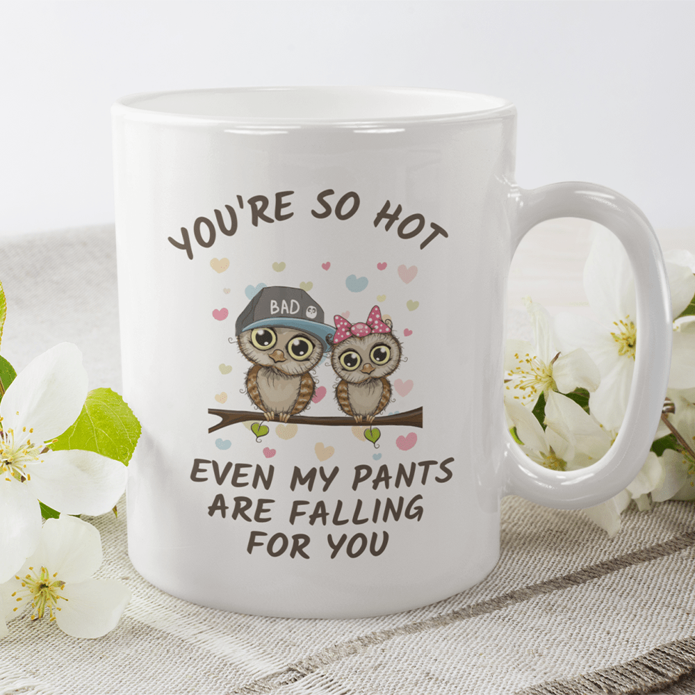 Couple Gift, Coffee Mug: When I Follow My Heart It Leads Me To You