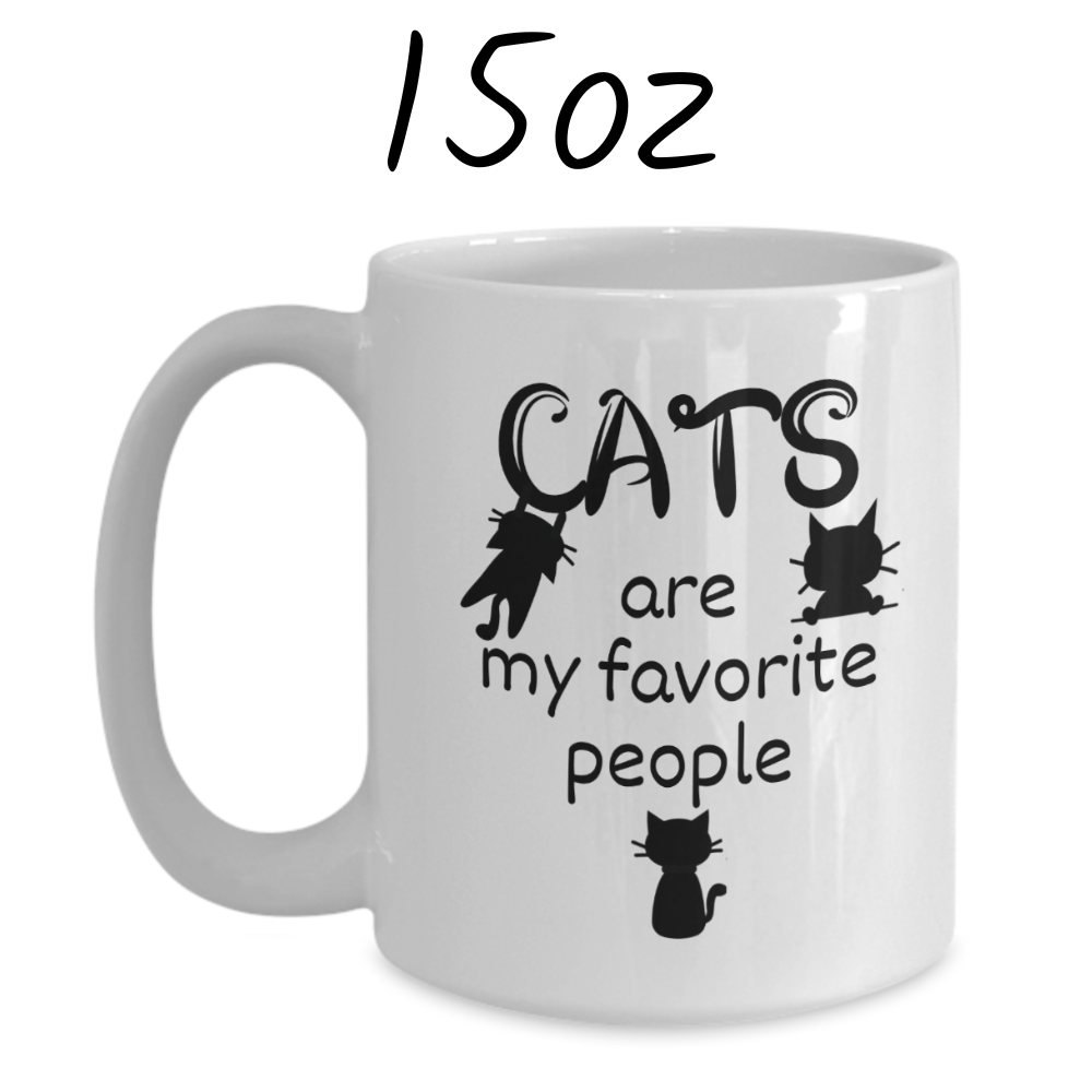Cat, Coffee Mug: Cats Are My Favorite People