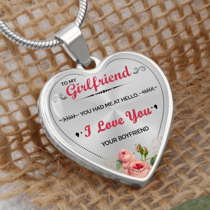 Real Love Delicate Heart Pendant Necklace Message Card Jewelry Custom –  ToatShops Essentials