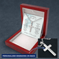 Gift For Future Husband, Artisan Crafted Cross Necklace: Wherever The Journey Takes Us...
