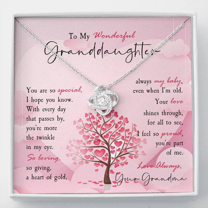 To My Granddaughter Love Gift - Novelty Trending Jewelry Heart Pendant  Necklace | eBay