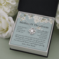 Gift For Mother Of The Groom, The Love Knot Necklace: Thank You For Raising The Man Of My Dreams...