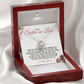 Gift For Sister-in-Law, The Love Knot Necklace: Thank You For Always Being Someone...