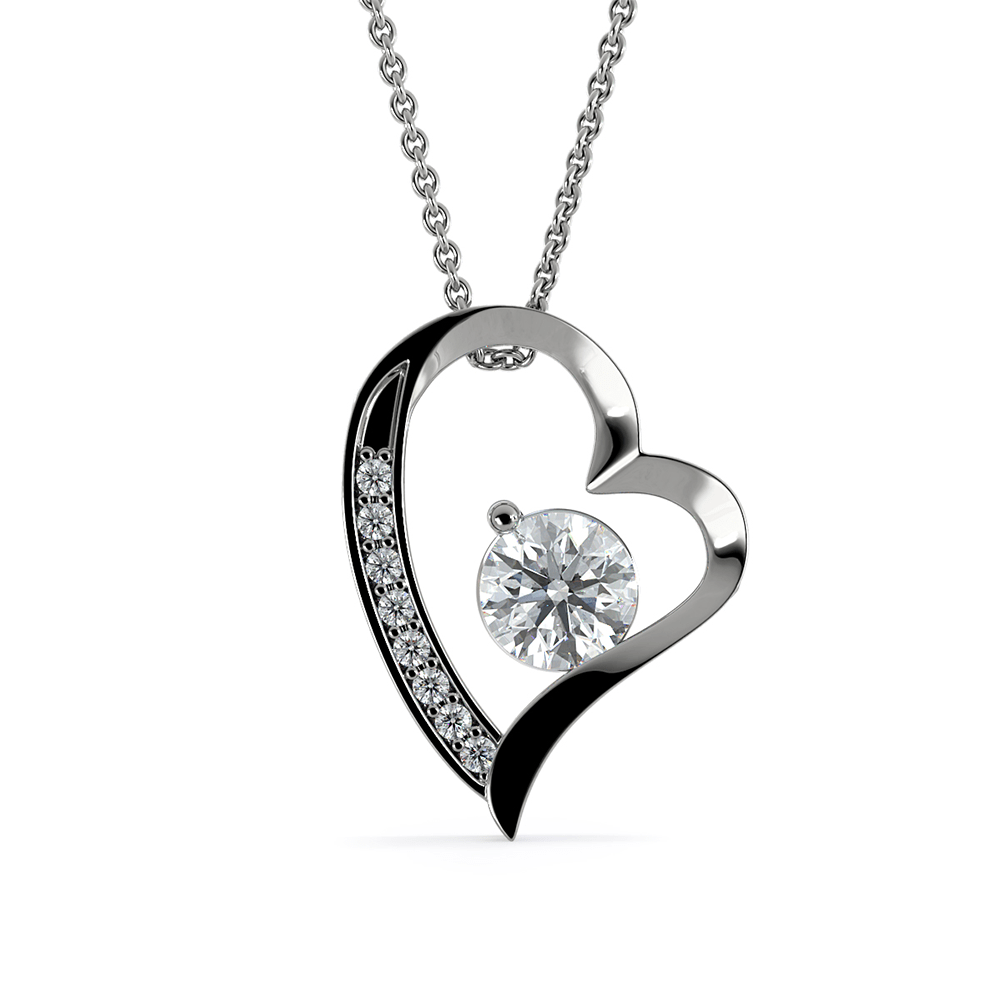 Gift For Mother Of The Groom, Forever Love Heart Necklace: I See The Love That Shines From Your Eyes...